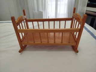 Cuna de juguete madera