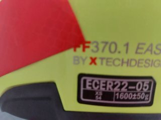 Casco modular LS2 amarillo de alta visibilidad