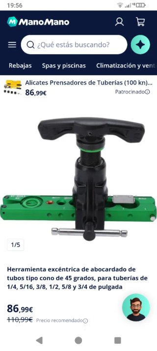 Abocardador para aire acondicionado