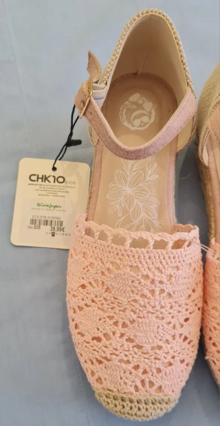 Alpargatas CHK10 Niña Rosa Talla 35
