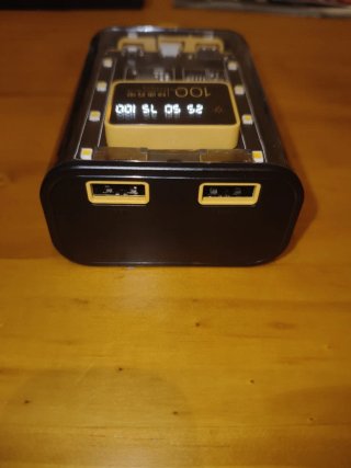 Batería Portátil Transparente 10000mAh
