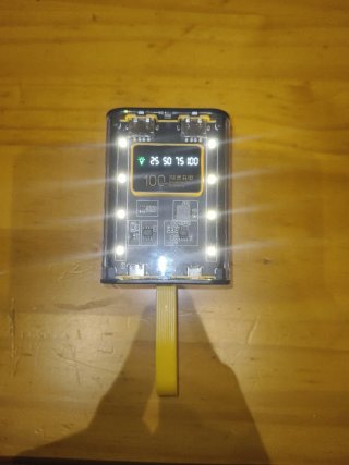 Batería Portátil Transparente 10000mAh