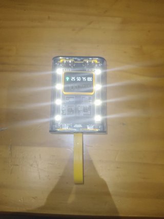 Batería Portátil Transparente 10000mAh