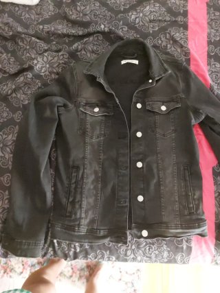 Chaqueta vaquera negra