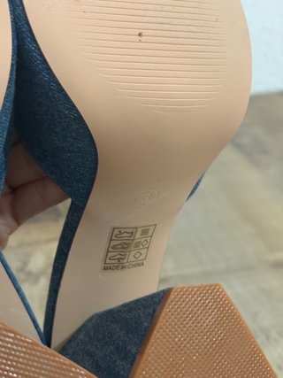 Sandalias tacón vaqueras