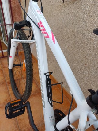Bicicleta Rockrider ST 100 Blanca