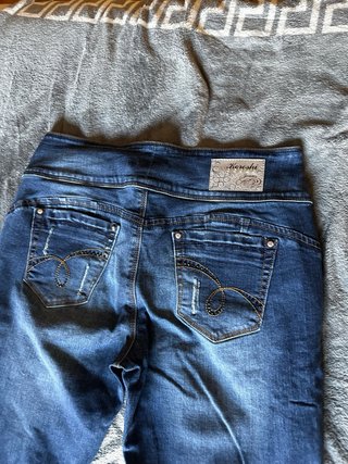Pantalón vaquero pitillo cintura baja talla m