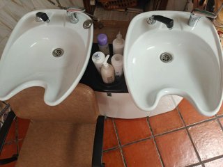 Lava cabezas peluquería