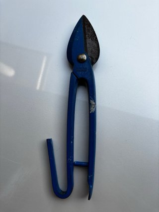 Tijeras Cortachapa 30cm Azul