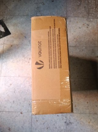 Carrito de compras Vounot aluminio negro