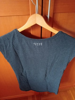 Camiseta Mango gris talla S