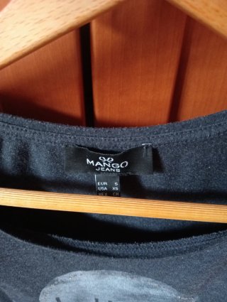 Camiseta Mango gris talla S