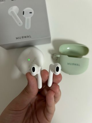 Auriculares Murwal Globe II Blancos y Verdes