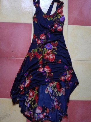 Vestido estampado floral talla S