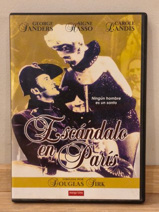 Escándalo en París DVD Douglas Sirk