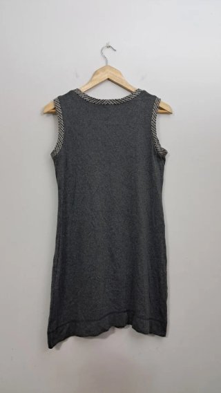 Vestido Midi Tirantes Gris de Sisus