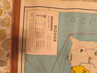 Mapa político antiguo España y Portugal