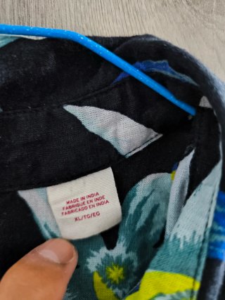 Camisa Levi's Estampada Negra