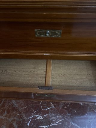 Cómoda madera maciza mármol