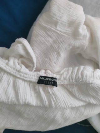 Tutina copri costume bianca