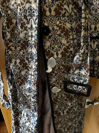 Gabardina mujer con estampado nueva talla s
