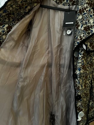 Gabardina mujer con estampado nueva talla s