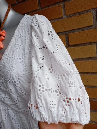 Vestido blanco Zara
