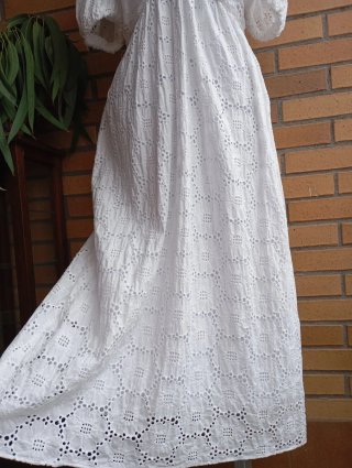 Vestido blanco Zara