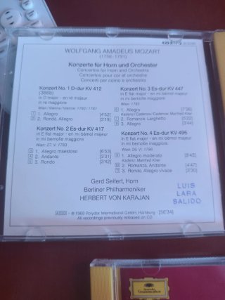 Lote 4 CDs Mozart