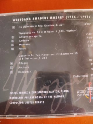 Lote 4 CDs Mozart