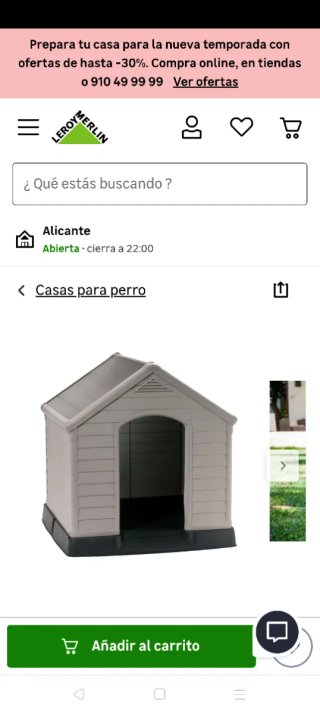 Caseta perro grande