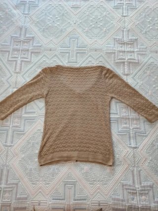 Stradivarius cárdigan beige talla M