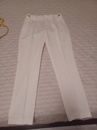 Pantalón pirata mujer blanco