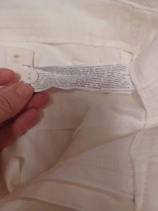 Pantalón pirata mujer blanco
