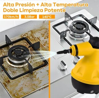 Limpiador de vapor 1000W 140°C 3.0Bares Nuevo