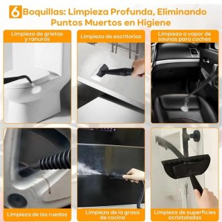 Limpiador de vapor 1000W 140°C 3.0Bares Nuevo