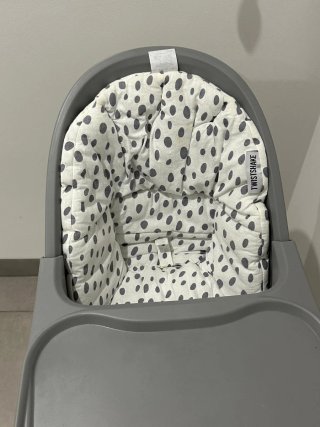 Trona gris para bebé