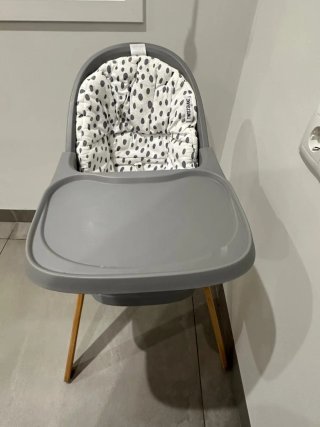 Trona gris para bebé