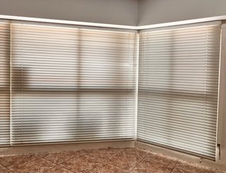 6 Persianas de aluminio en buen estado