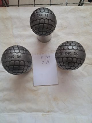 Palline da bocce MS CZ diametro 73 peso 690 tortuga