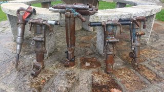 Compresor SAMUR de obra Diesel Remolcable