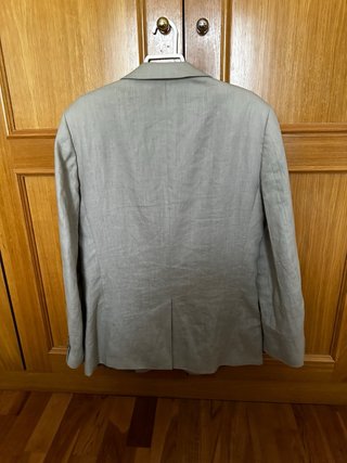 Blazer traje de traje gris talla L mujer nuevo