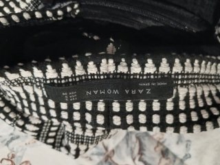 Falda Zara Talla S Estampado Geométrico