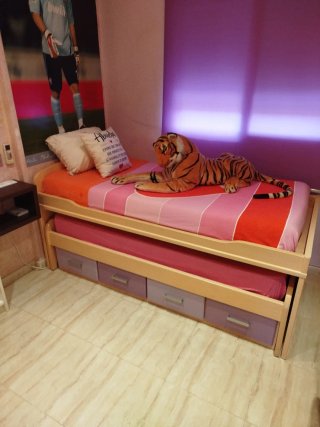 Lote Muebles Madera Marrón