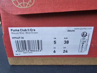 Puma Club II Era Rosa y Verde