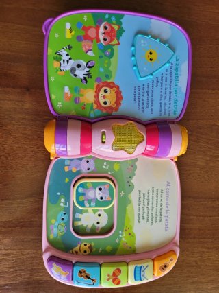 Libro interactivo musical rosa primeras canciones