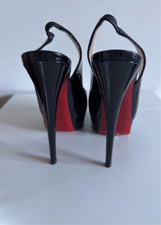 Zapatos Christian Louboutin Peep-toe Talla 38.5