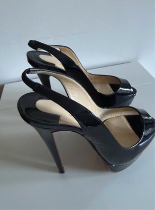 Zapatos Christian Louboutin Peep-toe Talla 38.5