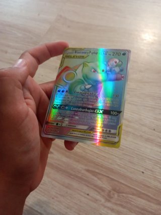 Carta Pokémon Blastoise y Piplup GX RELEVOS