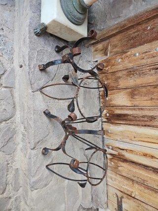 Lote  4 Maceteros Hierro Forjado